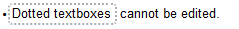 DottedTextboxes