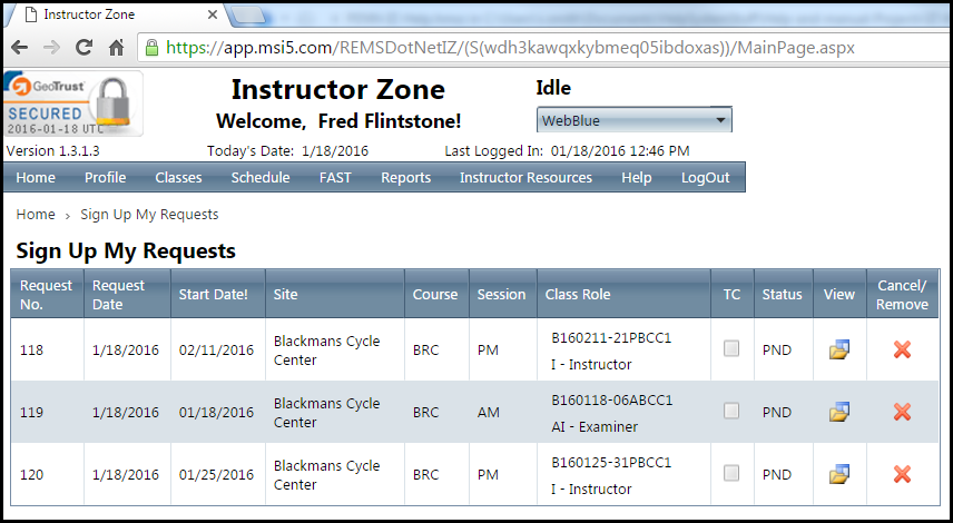 IZ-Menu-Schedule-MyRequests-results