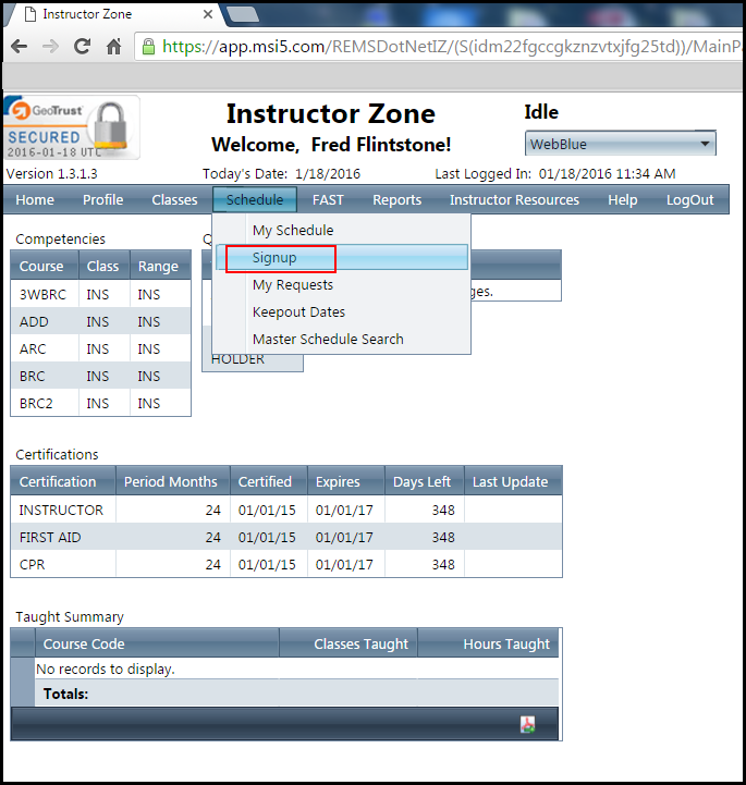 IZ-Menu-Schedule-Signup